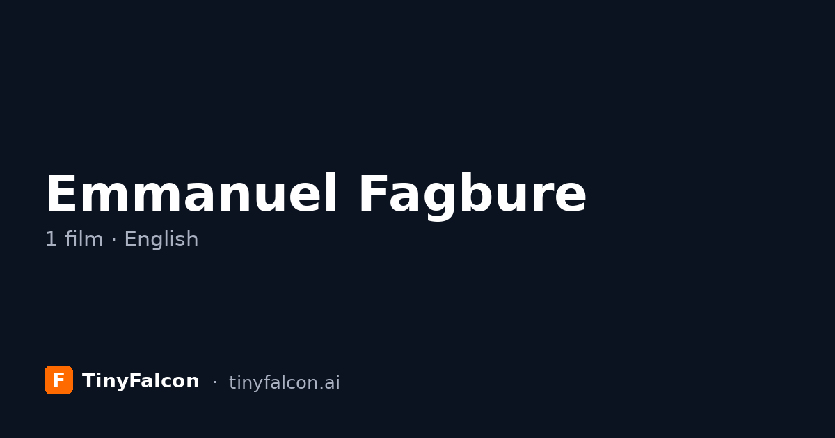 Emmanuel Fagbure