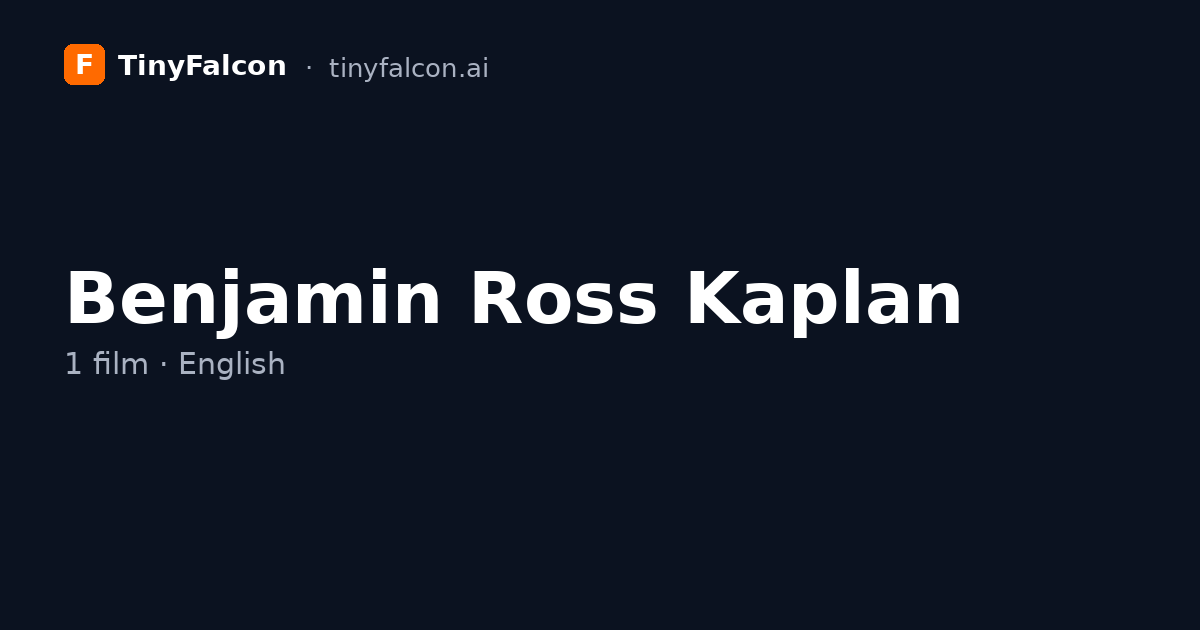 Benjamin Ross Kaplan