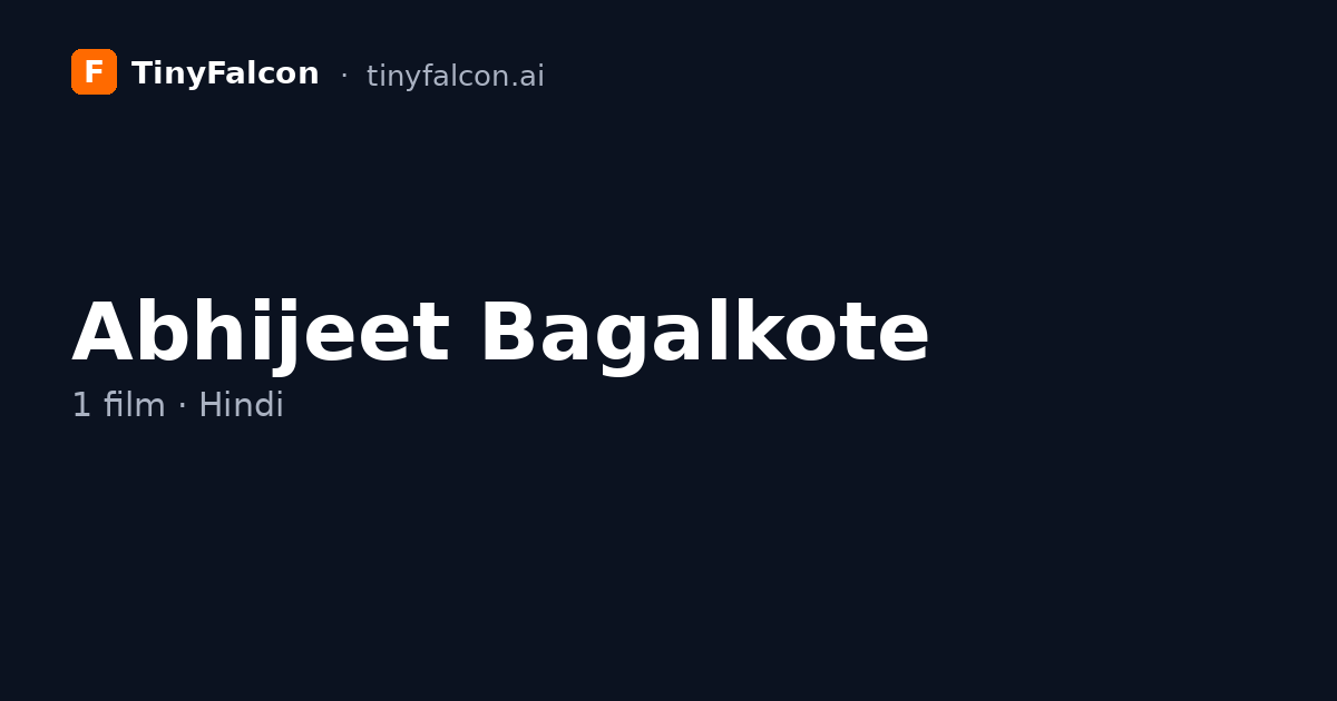 Abhijeet Bagalkote