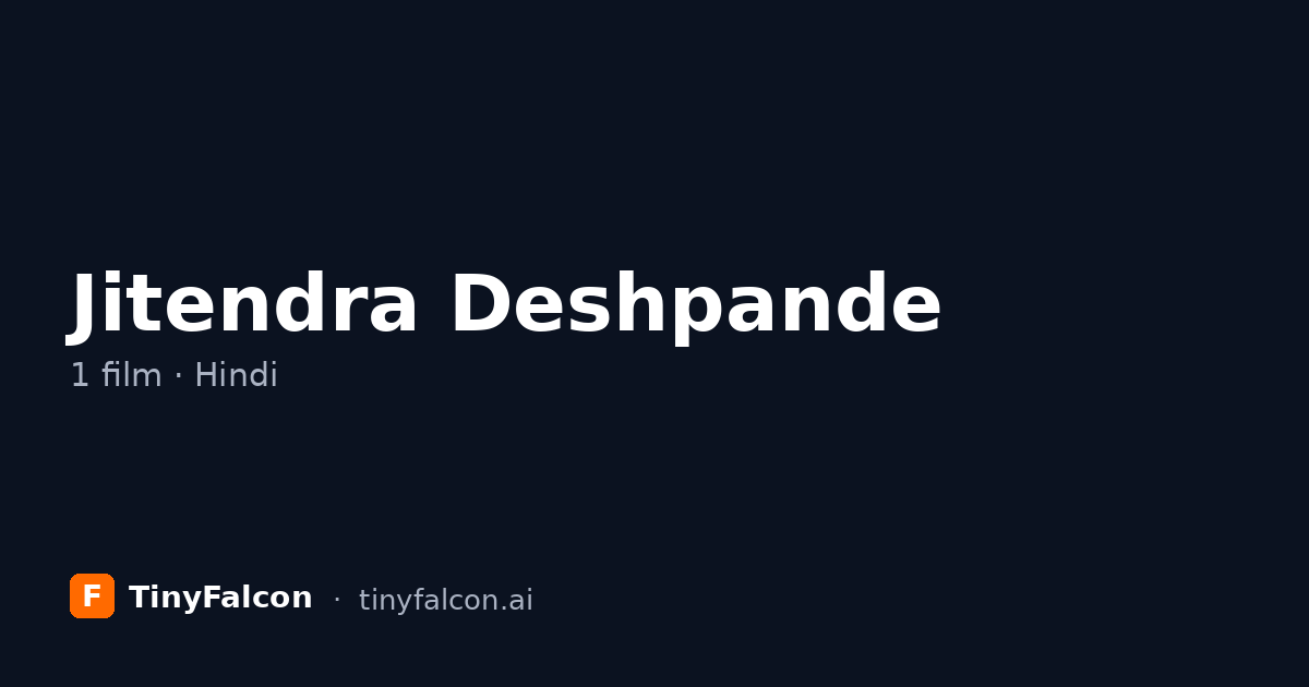 Jitendra Deshpande