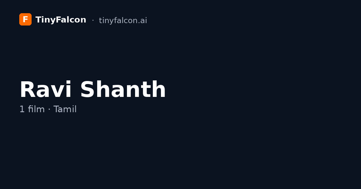 Ravi Shanth