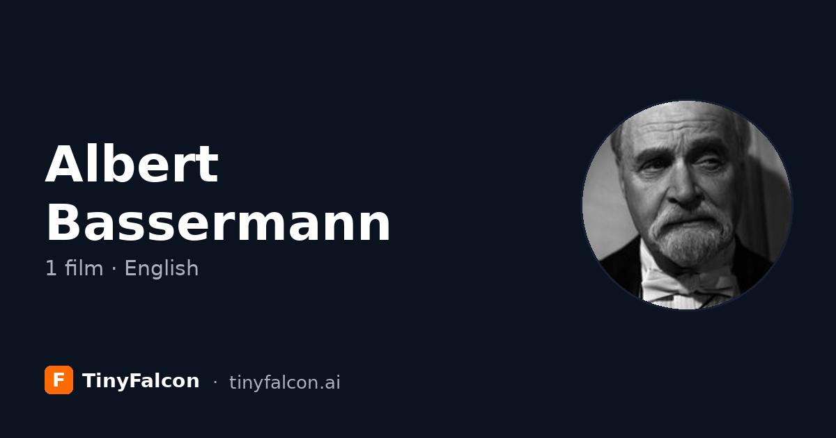 Albert Bassermann