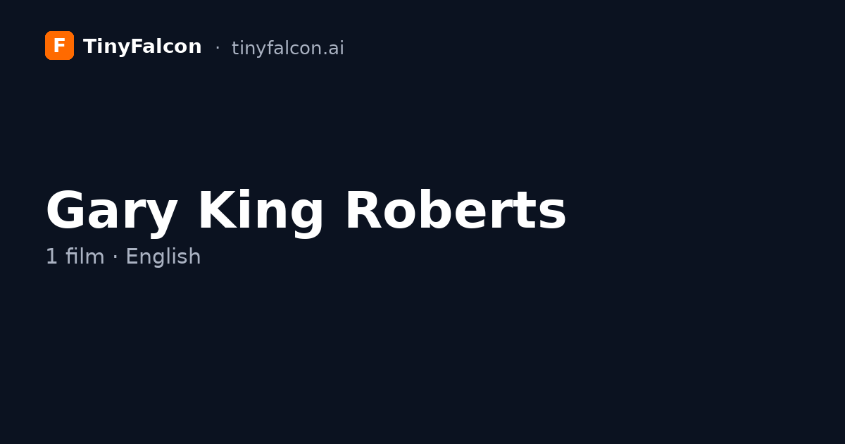 Gary King Roberts