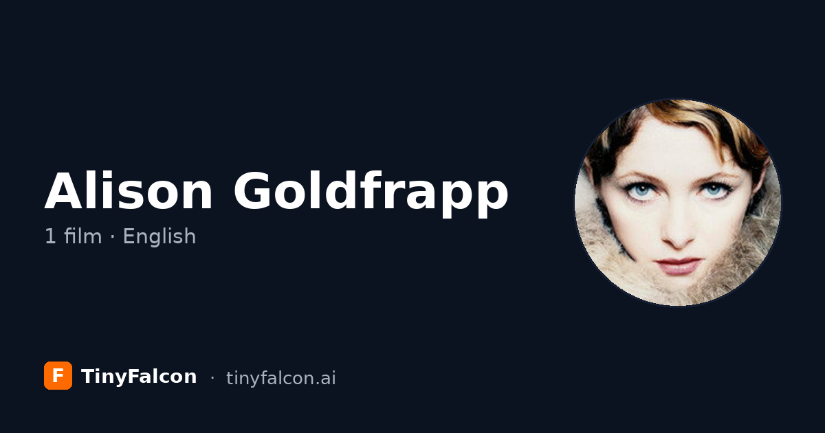 Alison Goldfrapp