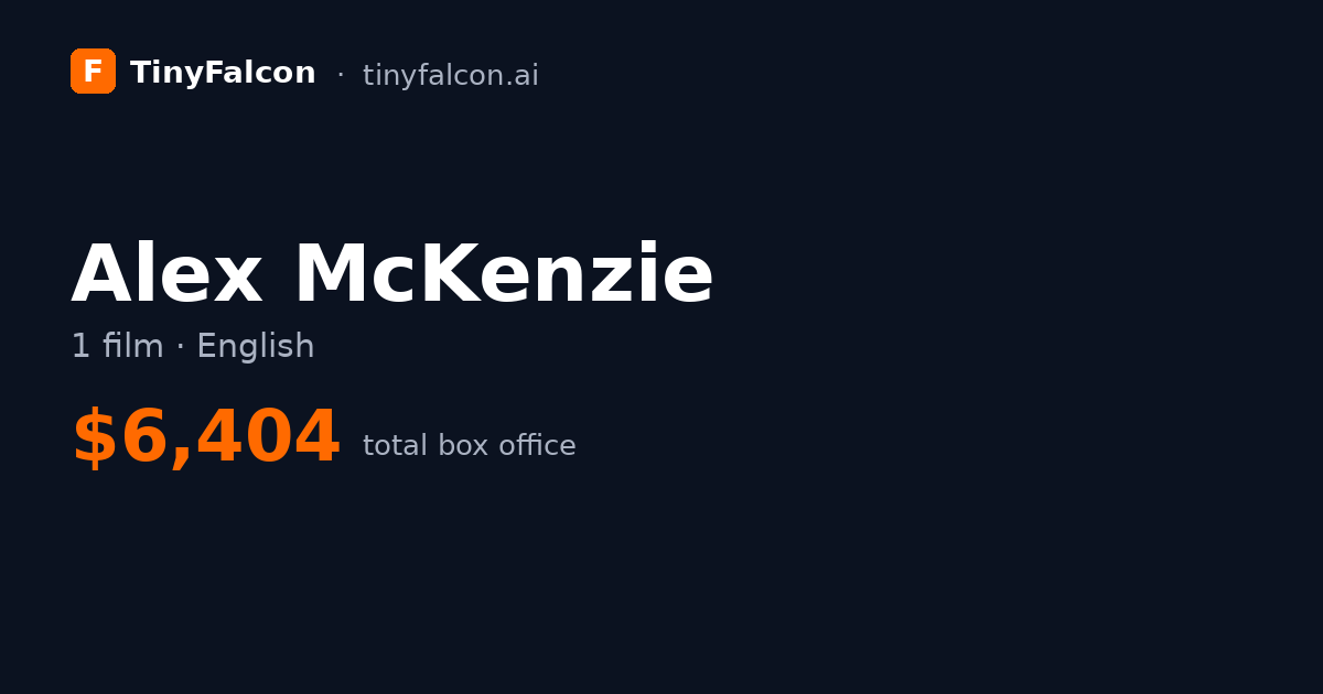 Alex McKenzie