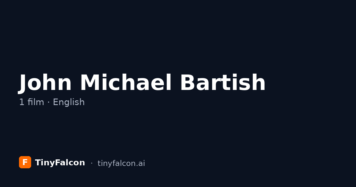 John Michael Bartish