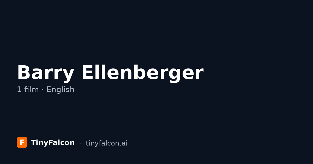 Barry Ellenberger