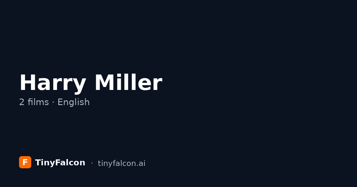 Harry Miller