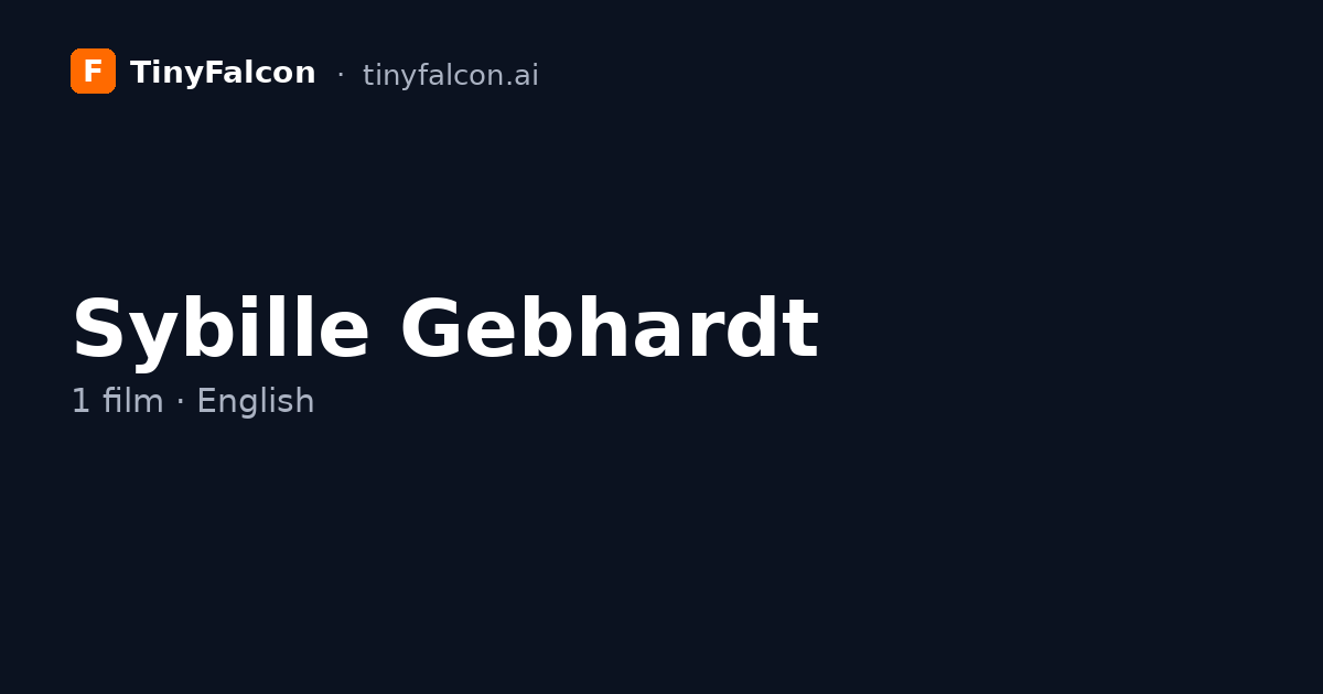 Sybille Gebhardt