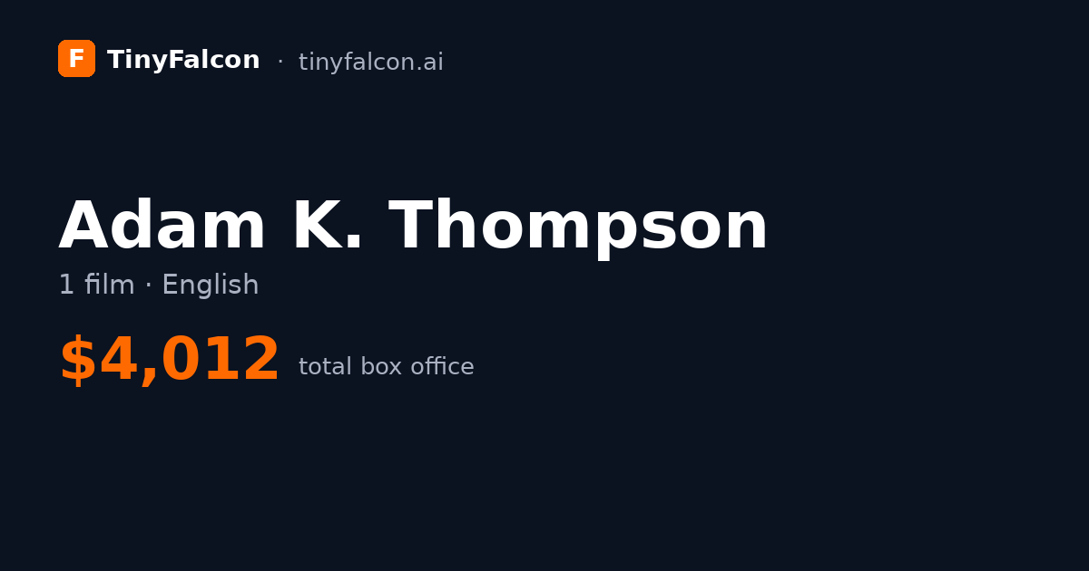 Adam K. Thompson