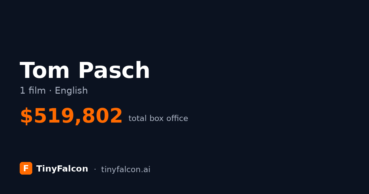 Tom Pasch