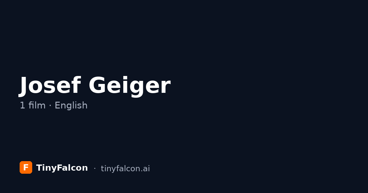 Josef Geiger