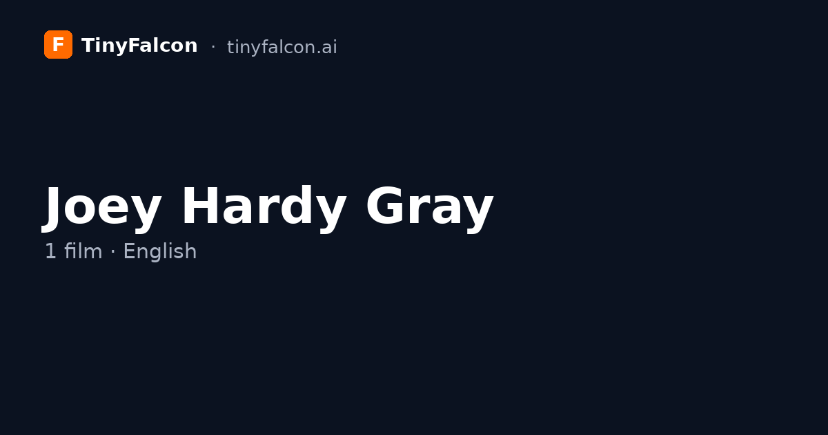 Joey Hardy Gray