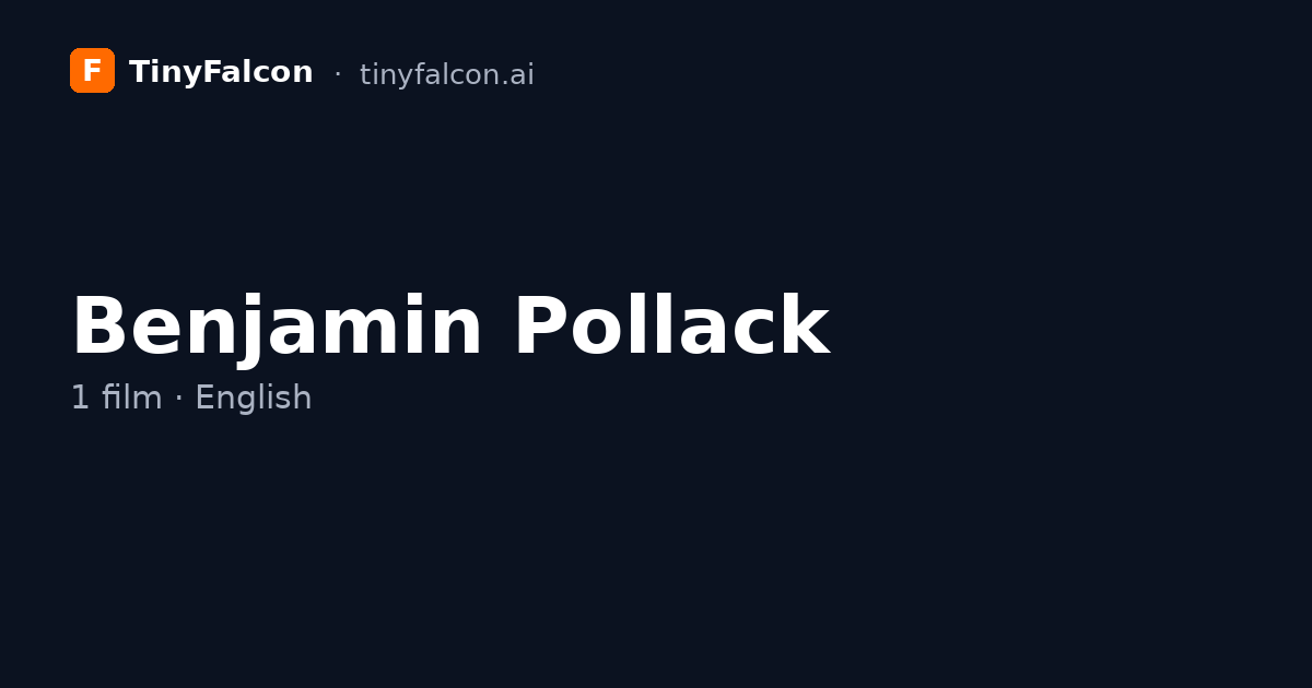 Benjamin Pollack