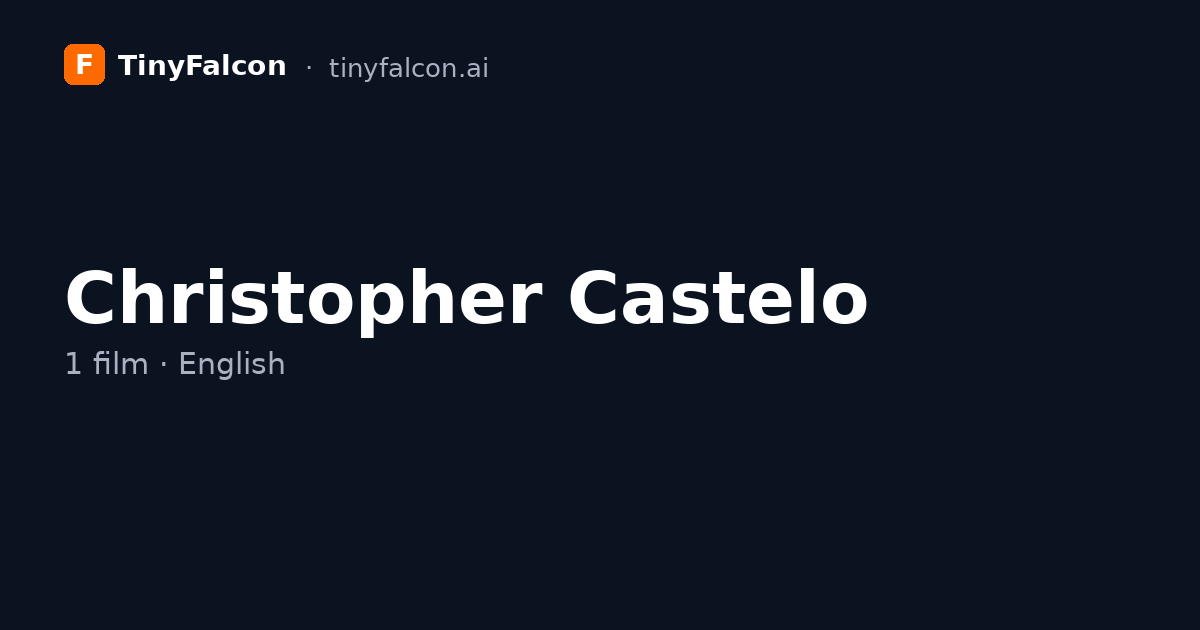 Christopher Castelo