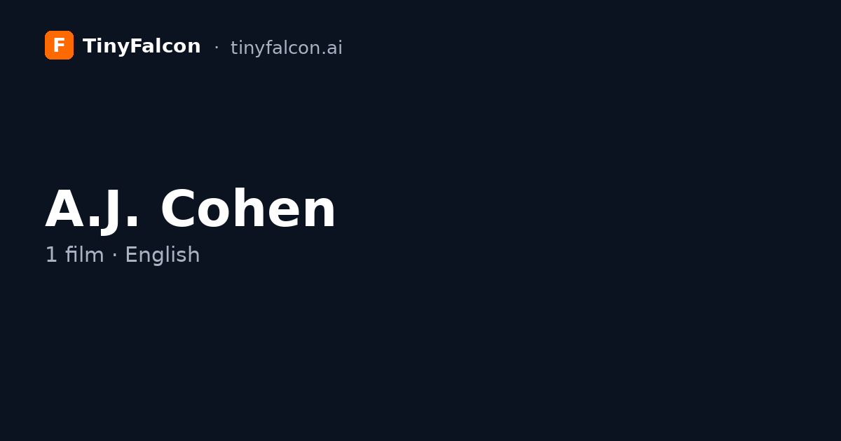 A.J. Cohen