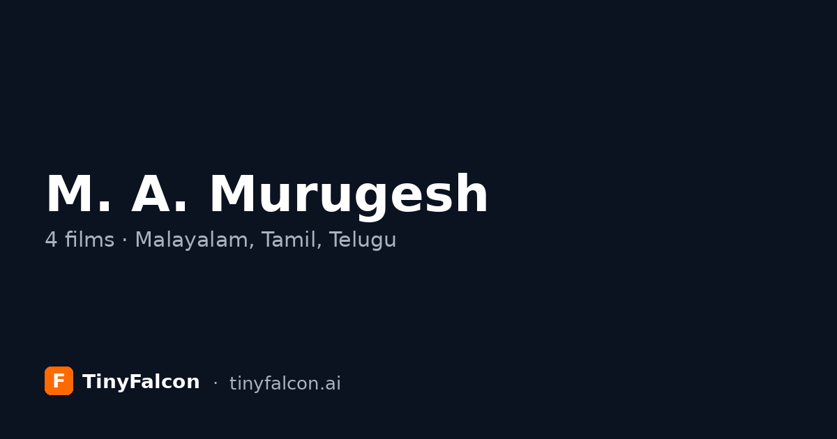 M. A. Murugesh