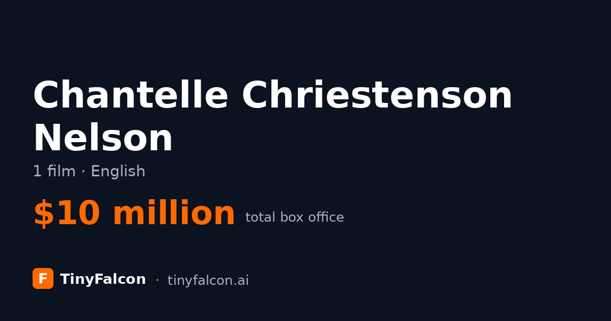 Chantelle Chriestenson Nelson