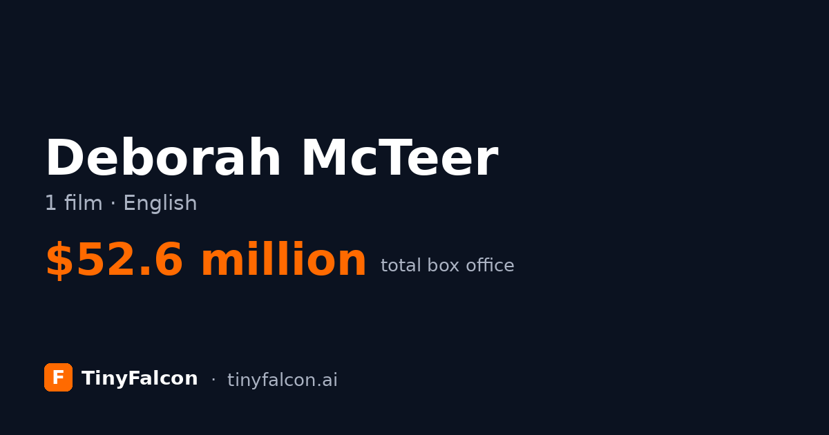 Deborah McTeer
