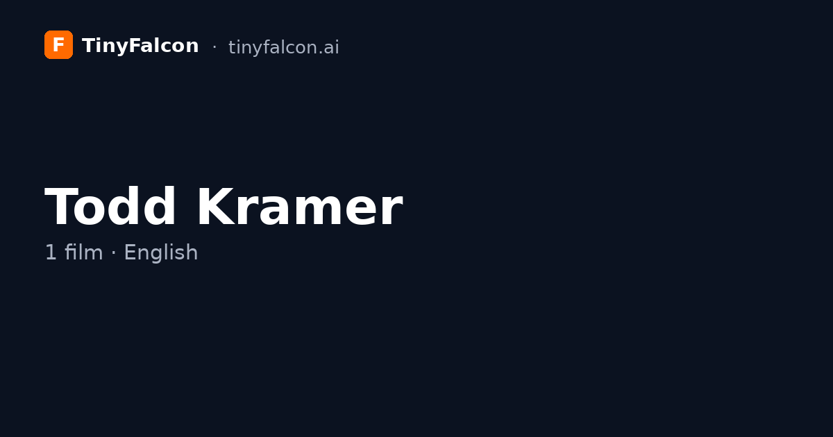 Todd Kramer