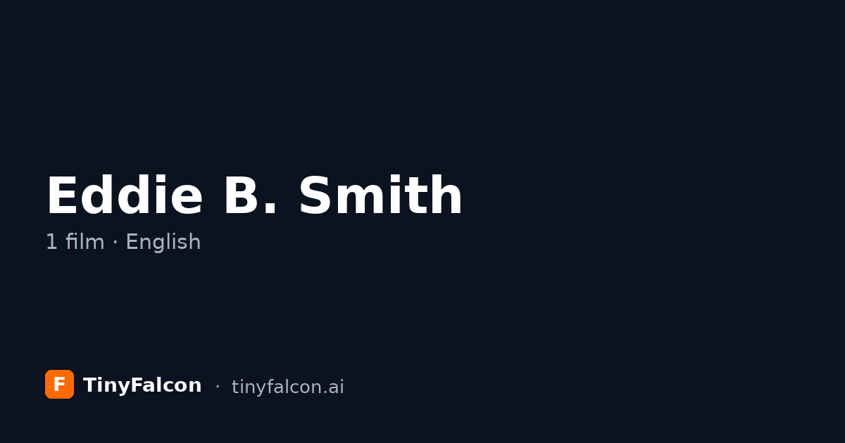 Eddie B. Smith