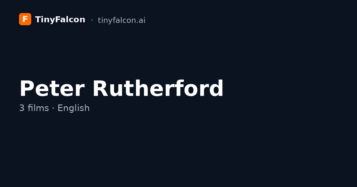 Peter Rutherford
