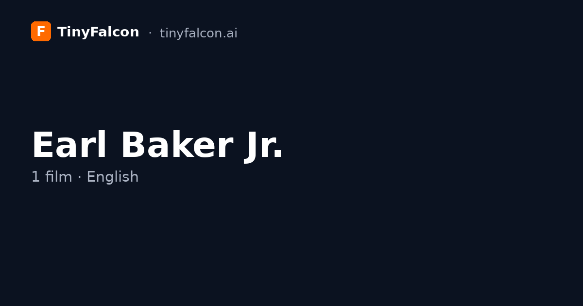 Earl Baker Jr.