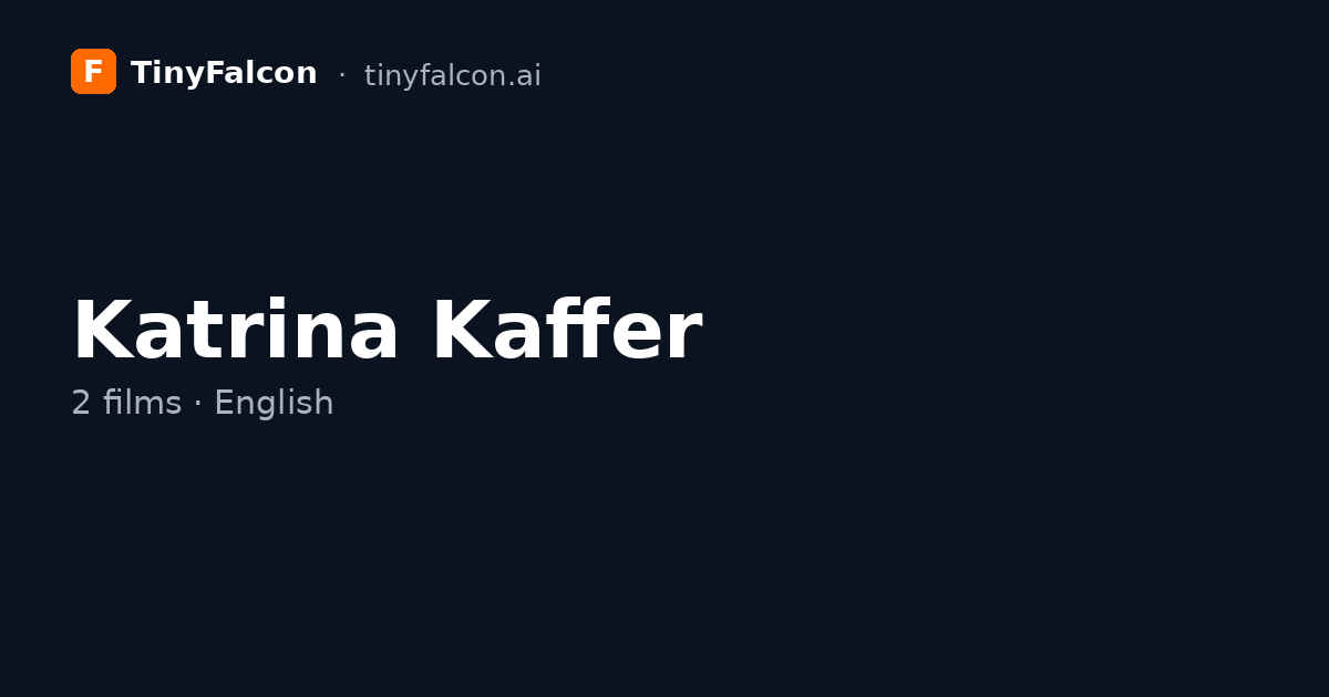 Katrina Kaffer