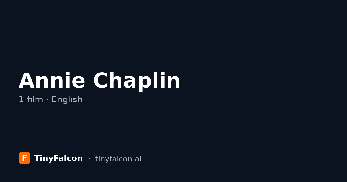 Annie Chaplin
