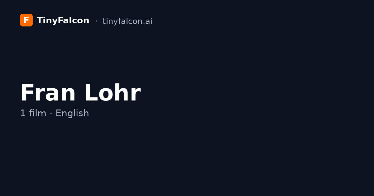 Fran Lohr