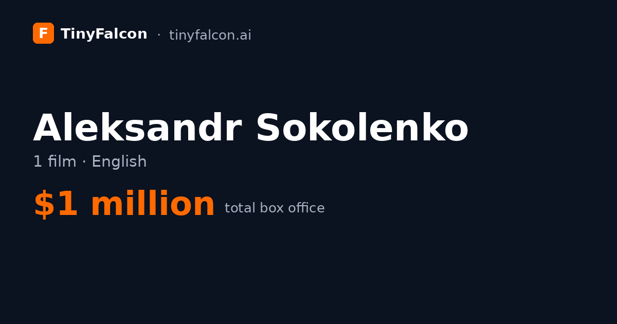 Aleksandr Sokolenko