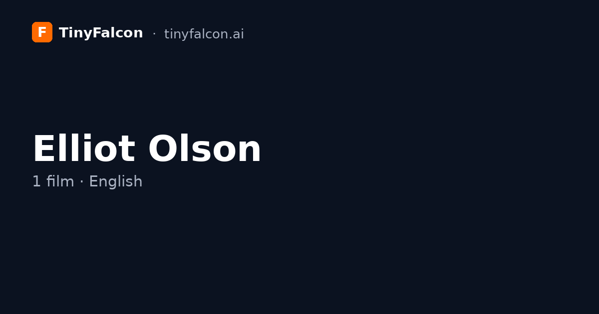 Elliot Olson