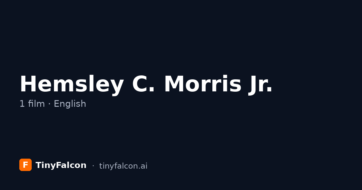 Hemsley C. Morris Jr.