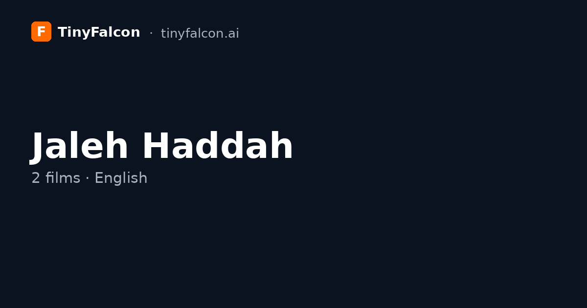 Jaleh Haddah