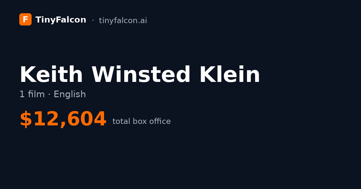 Keith Winsted Klein