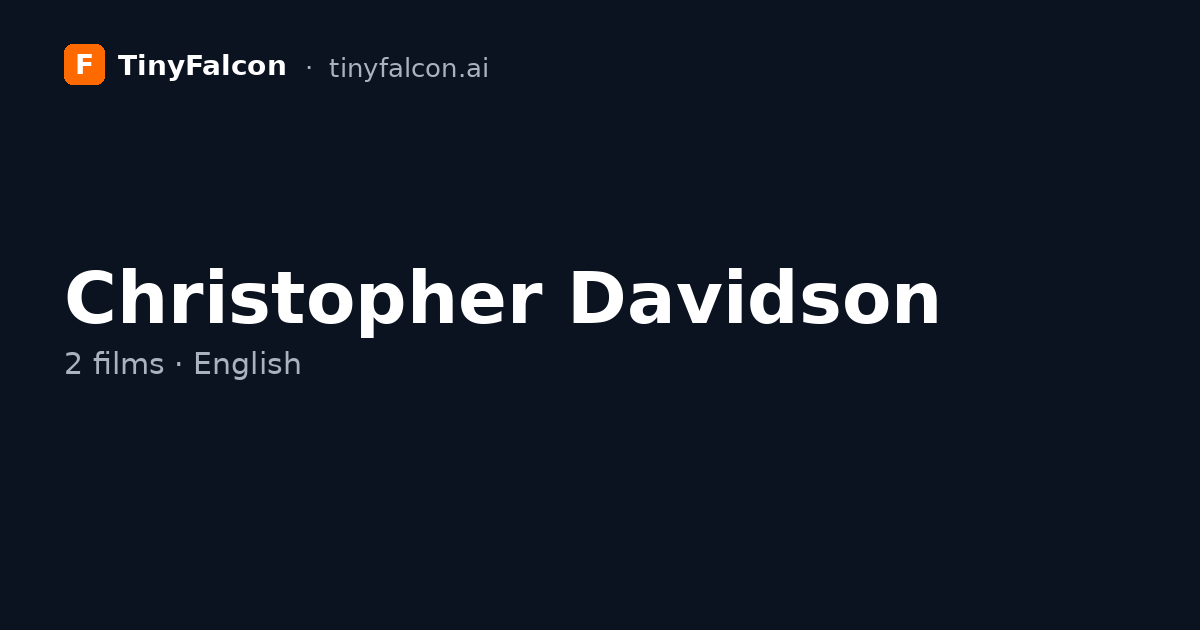 Christopher Davidson