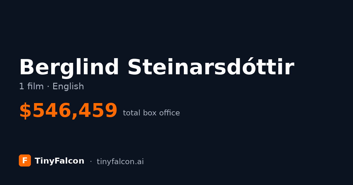 Berglind Steinarsdóttir