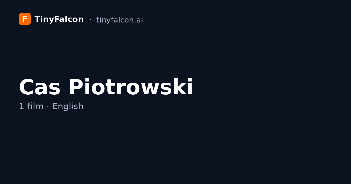Cas Piotrowski