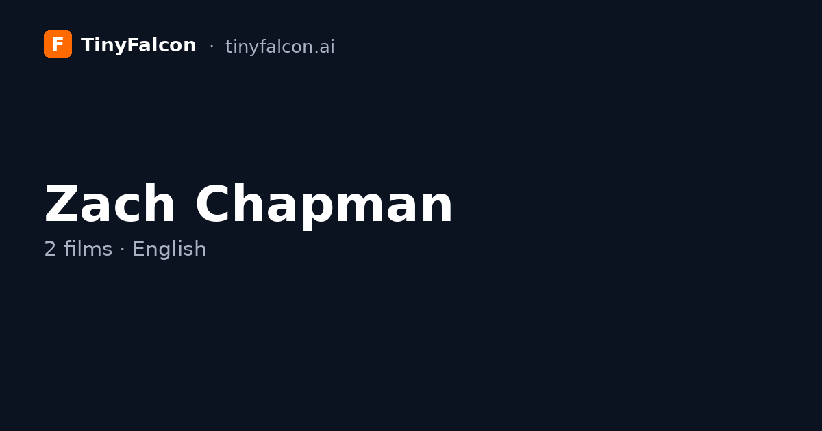 Zach Chapman