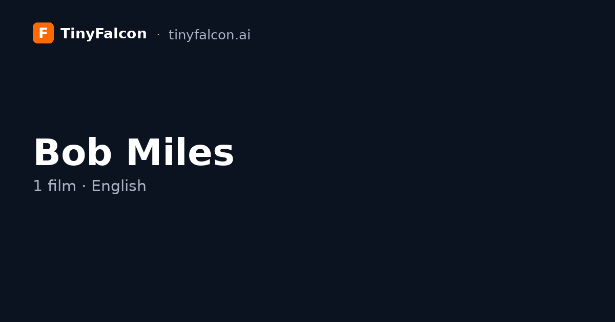 Bob Miles