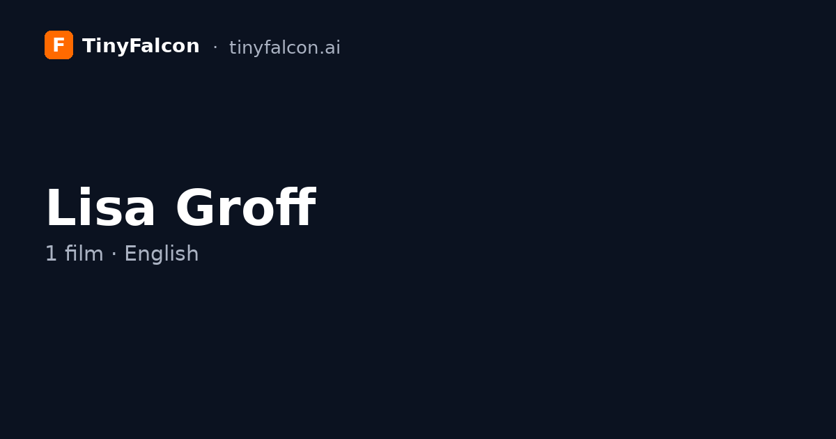 Lisa Groff