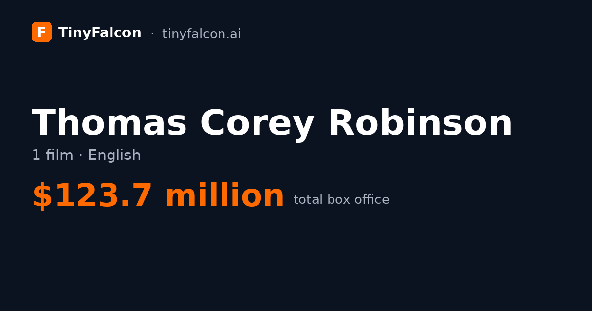 Thomas Corey Robinson