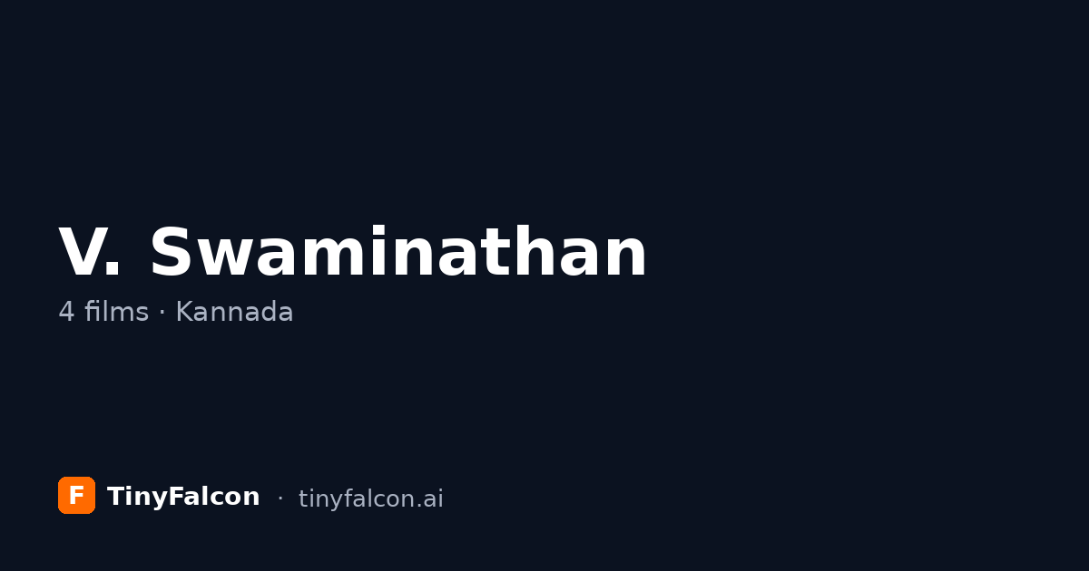 V. Swaminathan