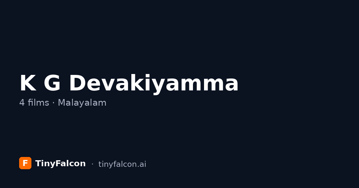 K G Devakiyamma