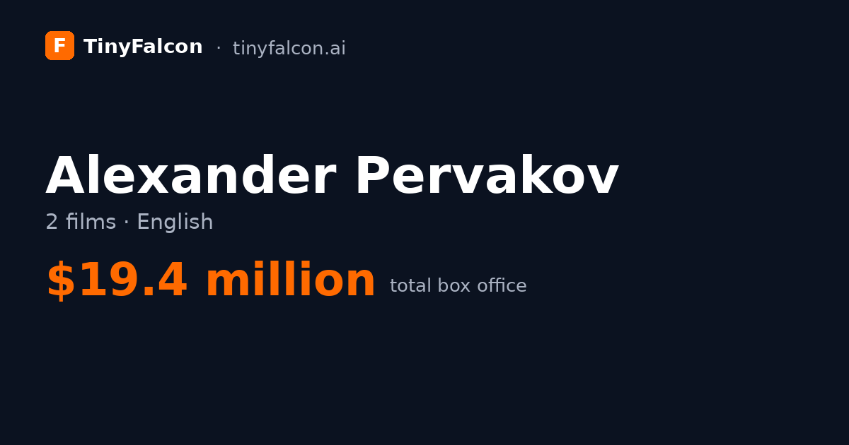 Alexander Pervakov