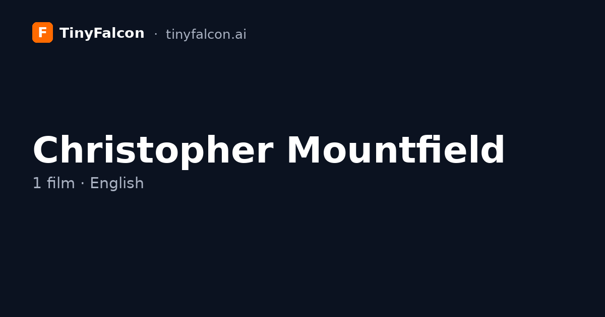 Christopher Mountfield