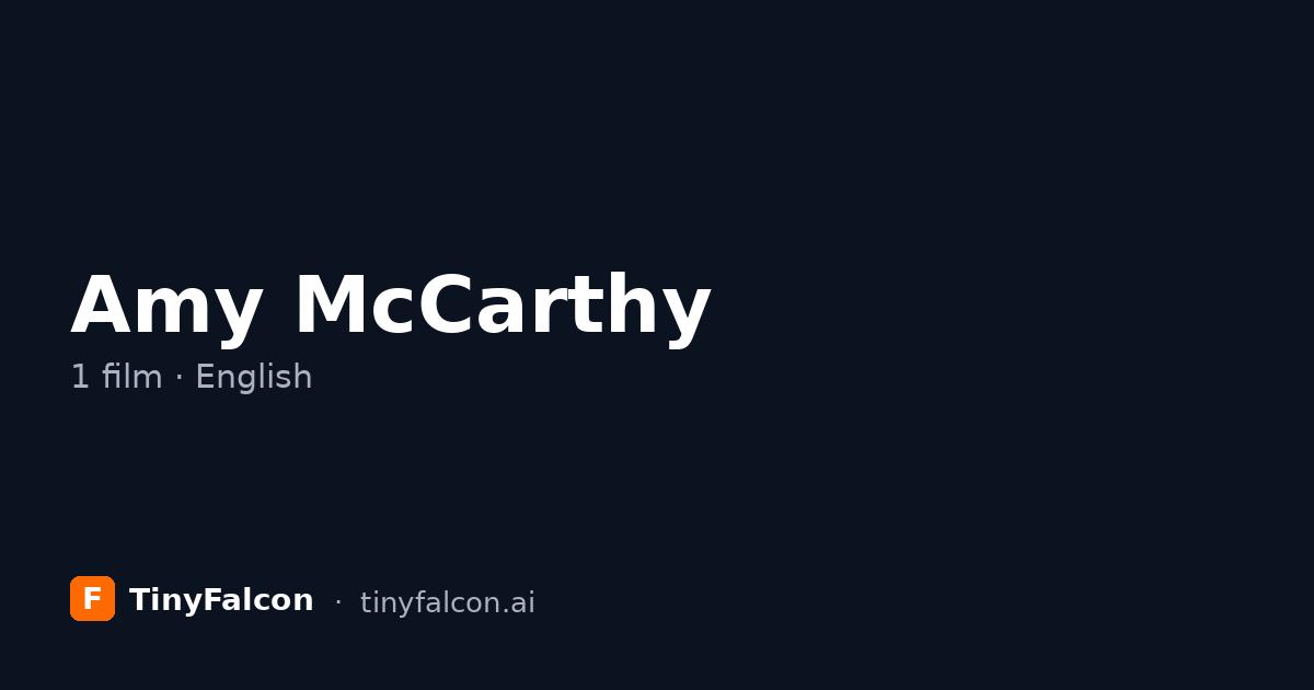Amy McCarthy