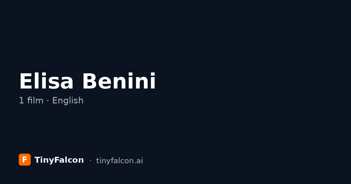 Elisa Benini