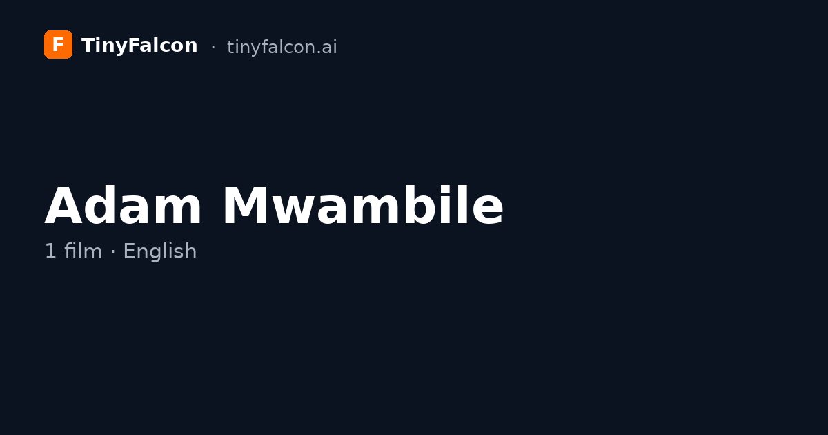 Adam Mwambile