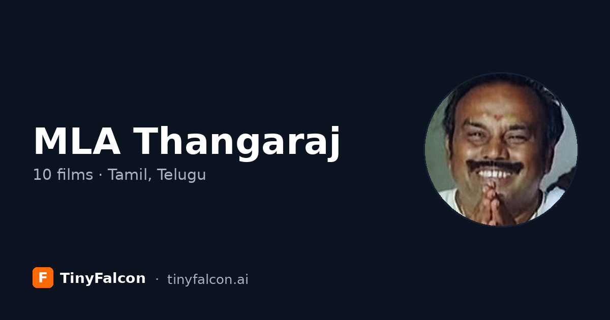 MLA Thangaraj